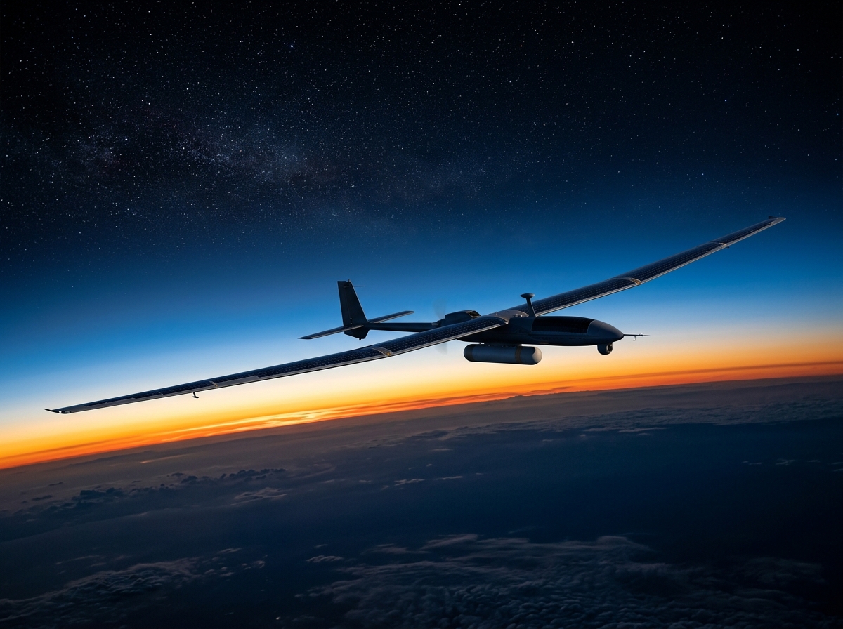 Aerial operational regime: high-altitude long-endurance aircraft in the upper atmosphere with stratospheric horizon below
