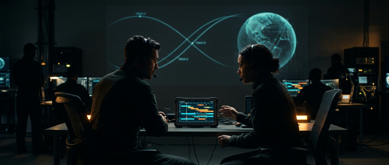 Peer satellite operators sharing adversary profiles