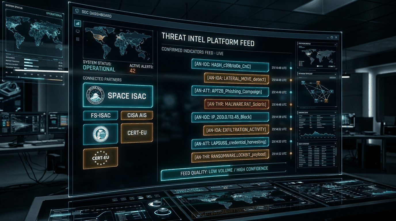 Activate entry point: Threat Intel Platform deployment with Space ISAC sharing