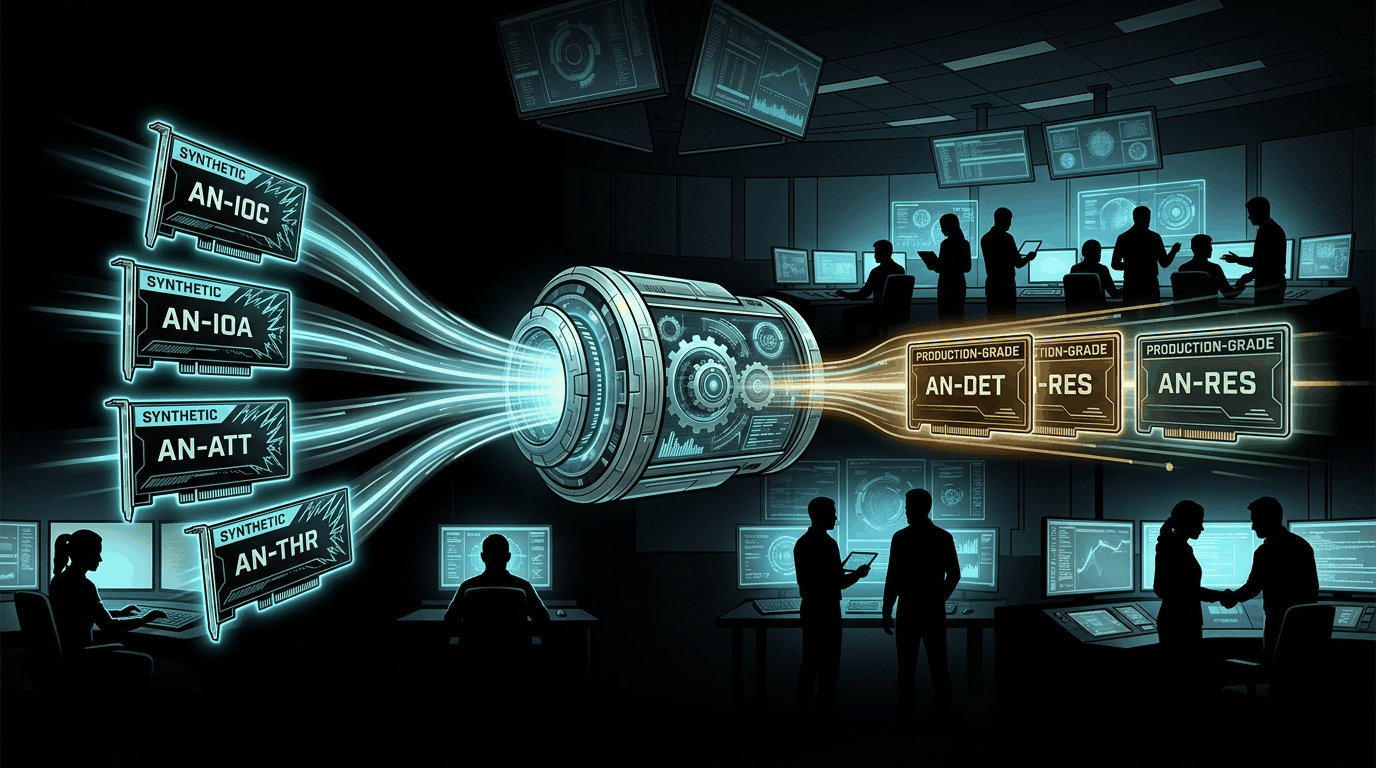 Engage entry point: Exercise with synthetic inputs producing real-world outputs